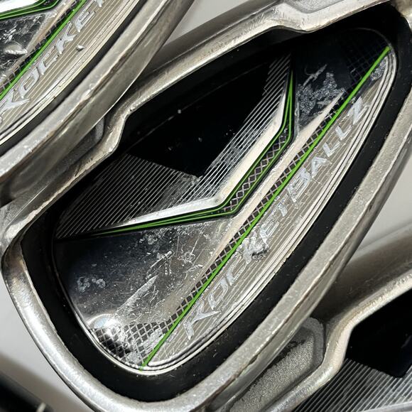 Taylormade Rocketballz Iron Set 5-PW +1/2" Stiff-Flex Steel Shafts RH - Picture 4 of 16